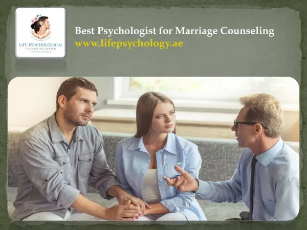 Best Psychologist For Marriage Counseling