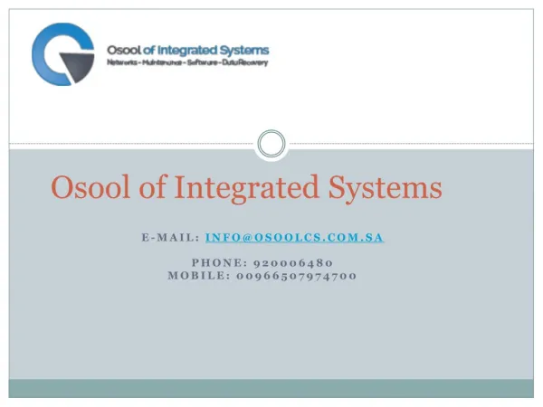 Osool of Integrated Systems Services