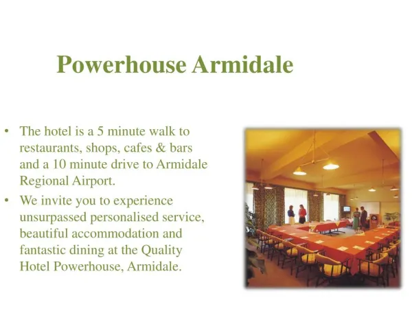 Quality Hotel Powerhouse Armidale
