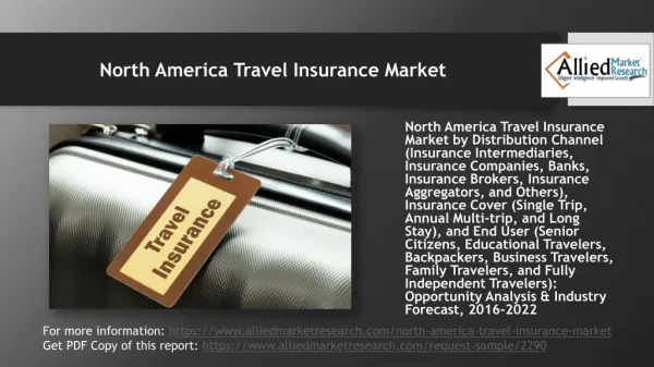 North america travel insurance market to grow at a CAGR of 8.8%