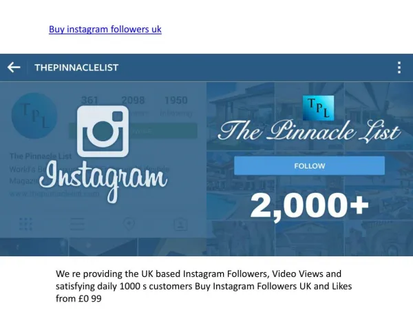 Buy Instagram Followers UK (http://epicfollowers.co.uk/)