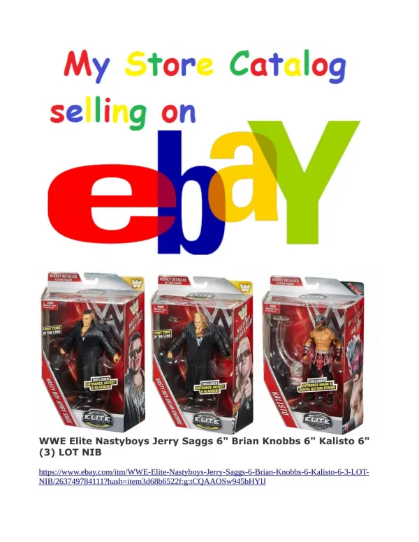 Ebay Store Catalog