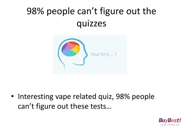 vape related quiz - test your IQ