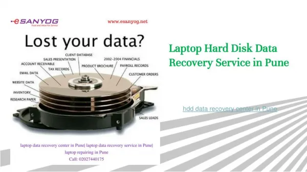 Laptop Hard Disk Data Recovery Service in Pune