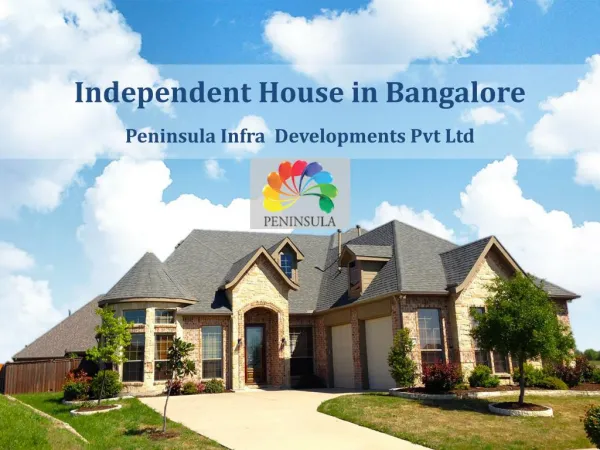 Independent House in Bangalore
