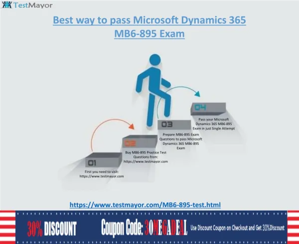 Get valid MB6-895 Practice Test Questions Answers to prepare Microsoft Dynamics 365 MB6-895 Exam