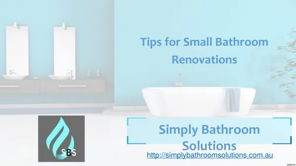Small Bathroom Renovations | Simply Bathroom Solutions