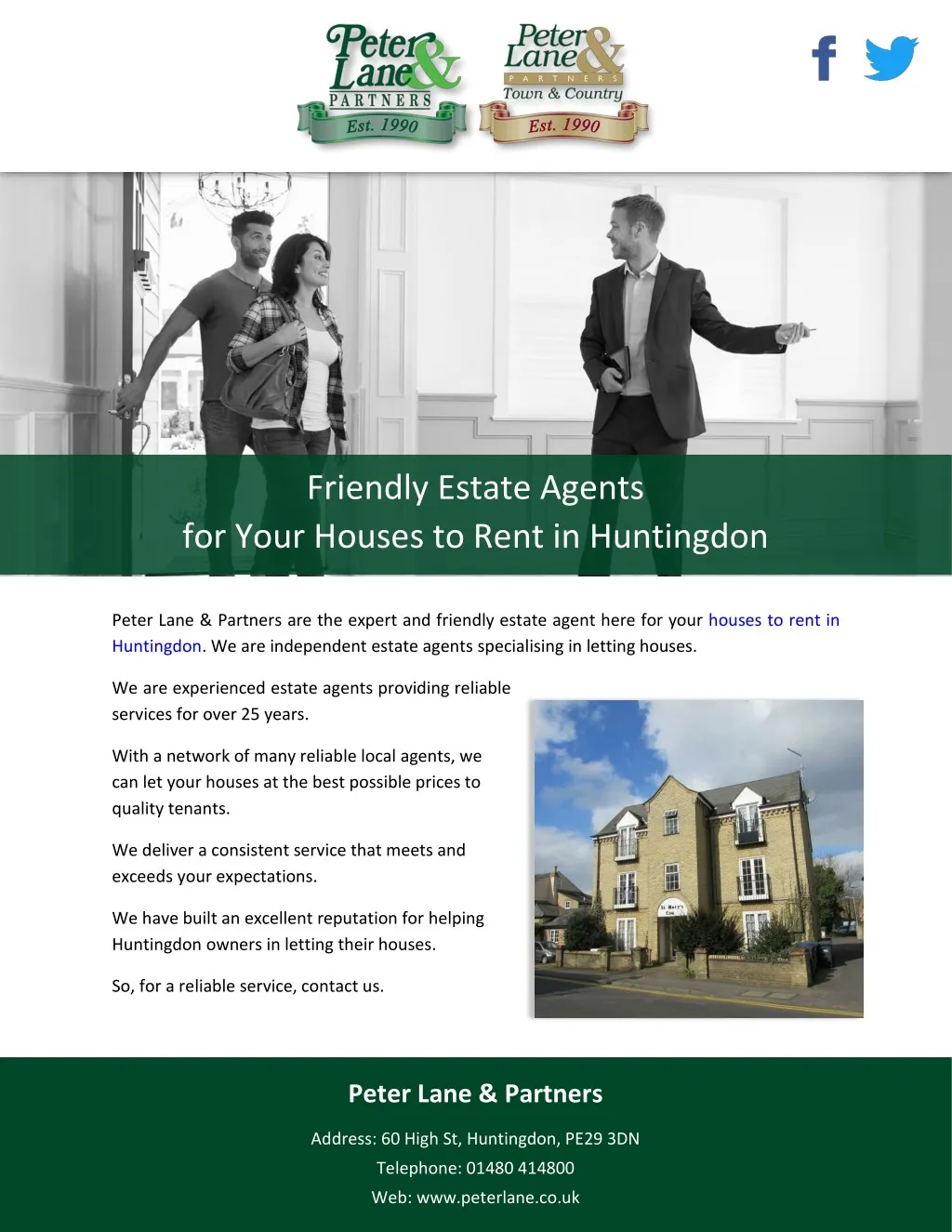 friendly estate agents for your houses to rent