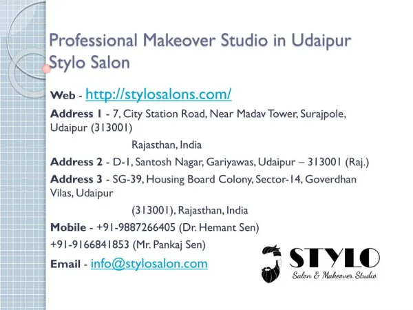 Professional Makeover Studio in Udaipur Stylo Salon