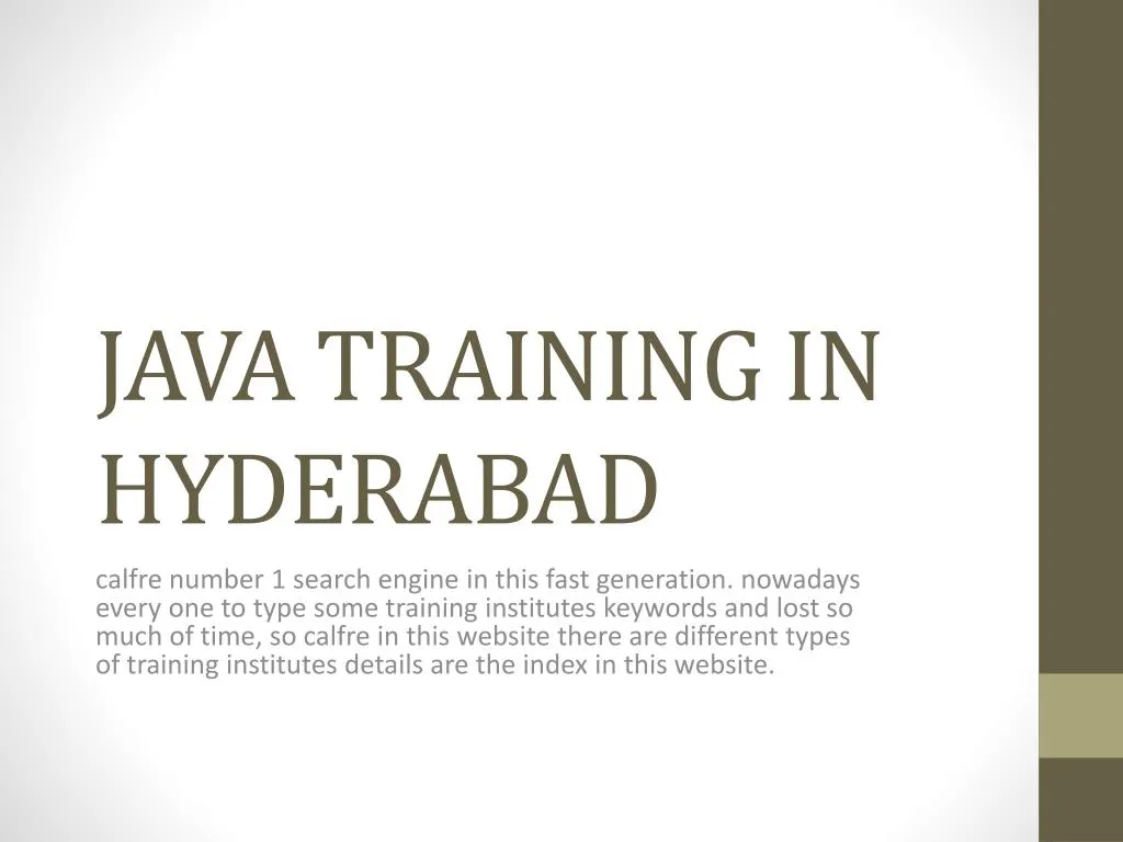 java training in hyderabad
