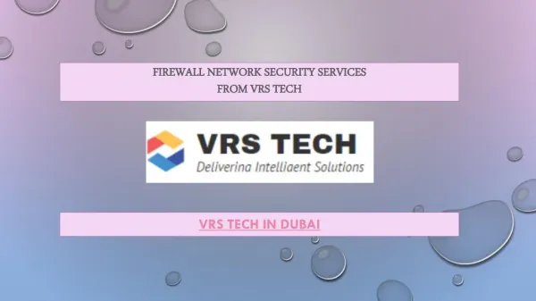 Open Source Firewall Solutions For your business in Dubai | VRS Tech