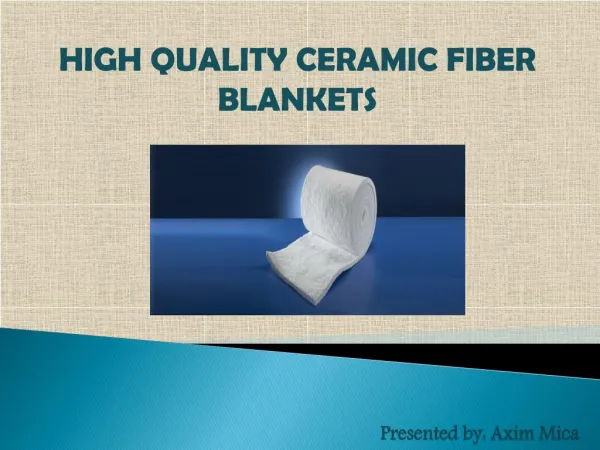 Buy High Quality Ceramic Fiber Blanket- Axim Mica