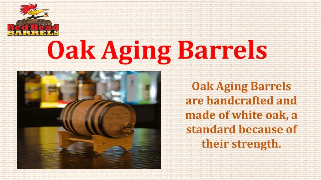 oak aging barrels
