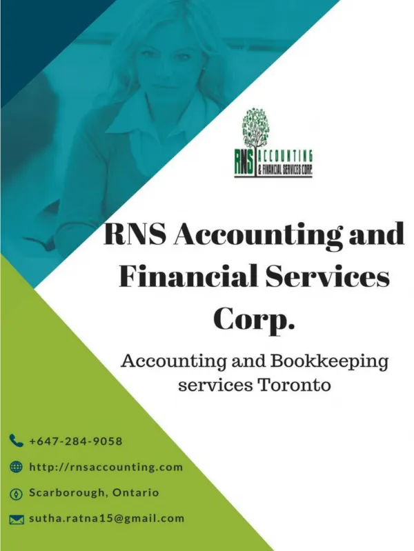 RNS Accounting And Financial Services Corp. Is The Most Dependable Source For Income Tax Return Services Pickering Ontar