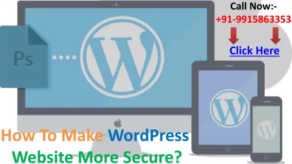 How To Make WordPress Website More Secure