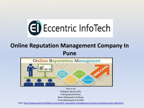 Online Reputation Management Company, Services in India - Eccentric Infotech