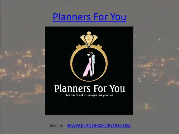 Planners For You - Destination Wedding Planners Udaipur