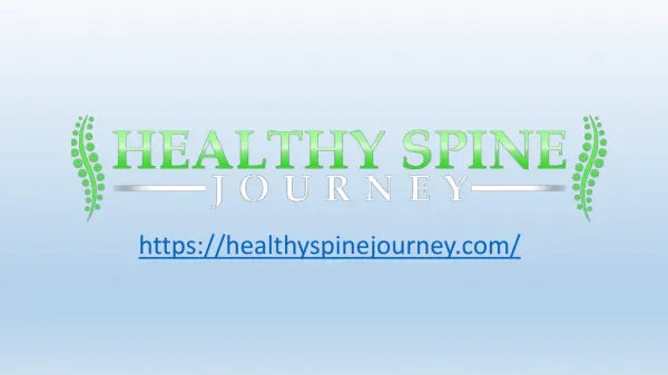 Healthy Spine Journey