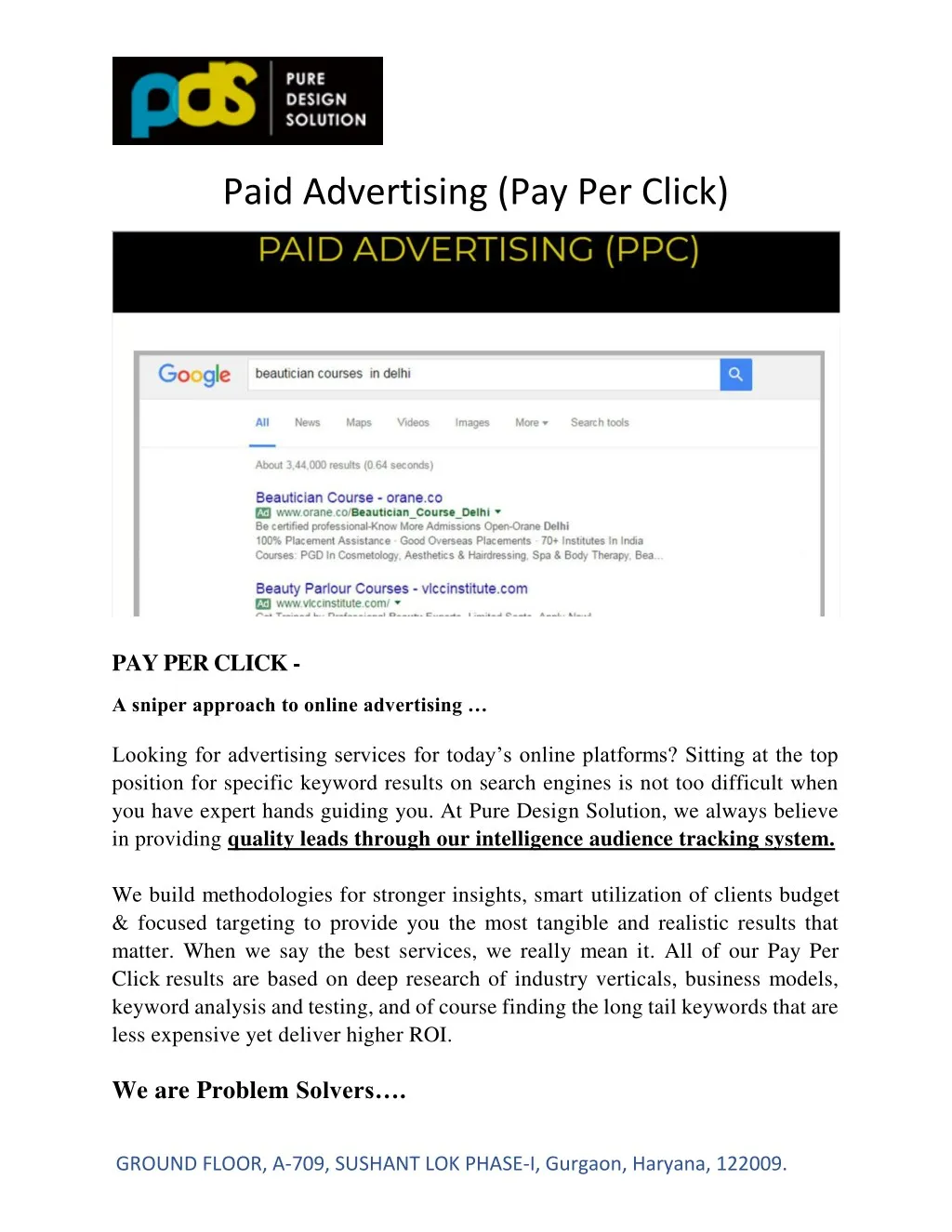paid advertising pay per click