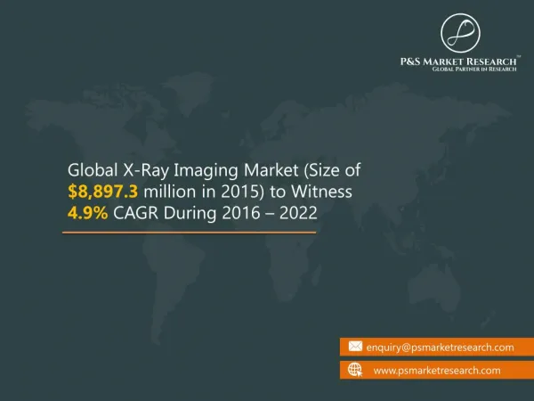 Medical X-ray Market Top Key Company, Application Types, Regions, Growth and Forecast to 2022