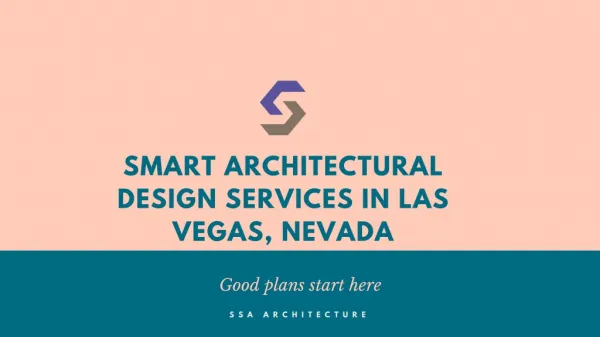 Residential and Commercial Architectural Design Service in Las Vegas