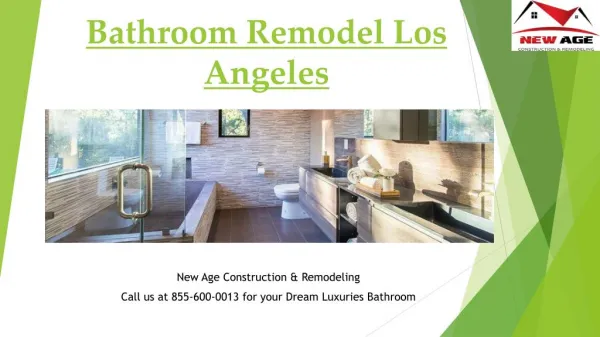Bathroom Remodel Los Angeles