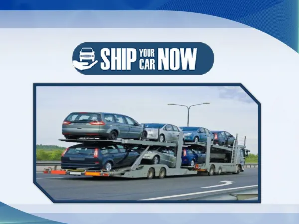 Auto shipping services at an affordable price