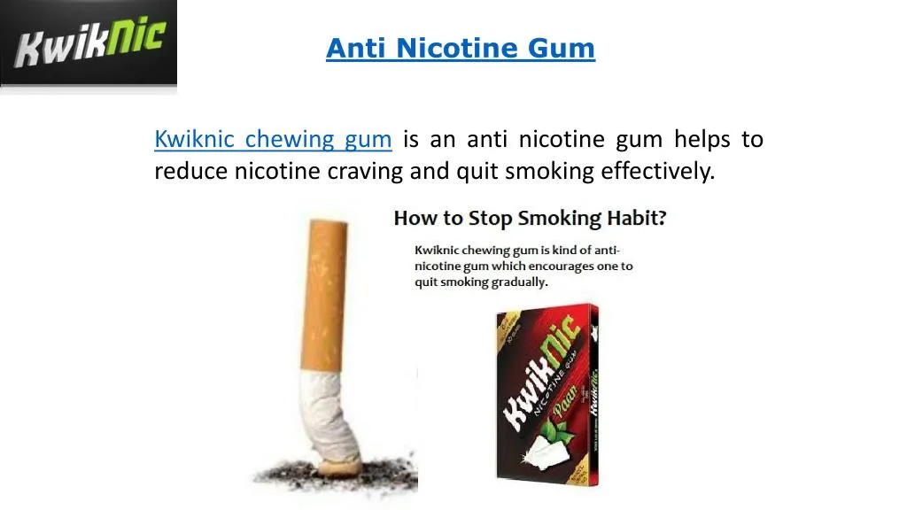 anti nicotine gum