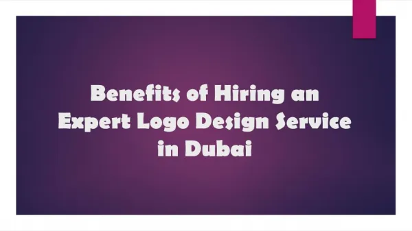 Benefits of hiring an expert logo design service