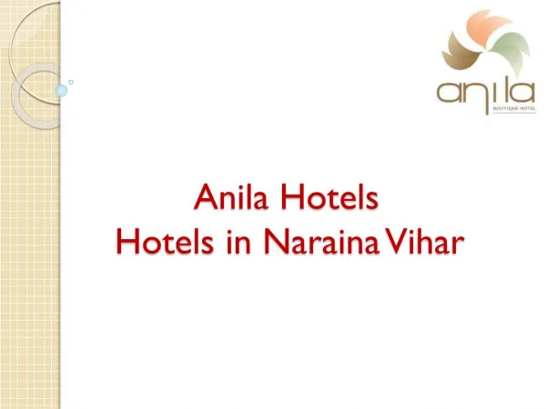 Anila hotel - Hotels in Naraina Vihar