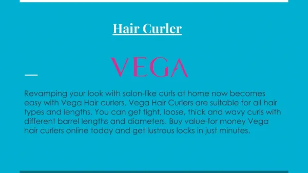 Professional Hair Curler Online