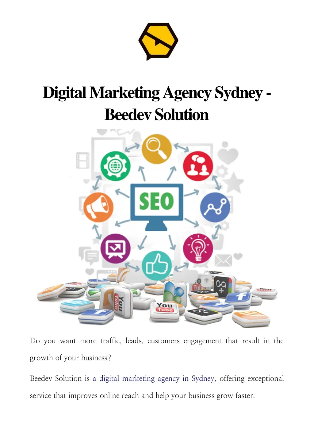 digital marketing agency sydney beedev solution
