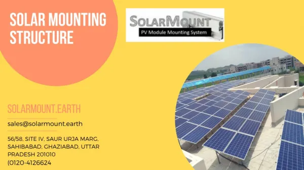 Best solar mounting structure manufacturers