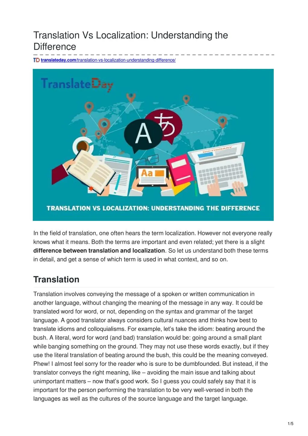 translation vs localization understanding