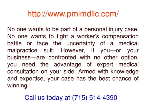 Orthopedic expert witness Eau Claire WI