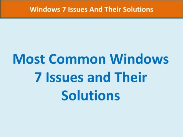 PPT - Most Common Laptop Issues And Solutions PowerPoint Presentation ...