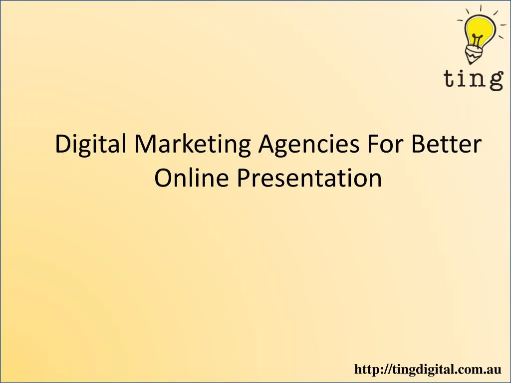 digital marketing agencies for better online presentation
