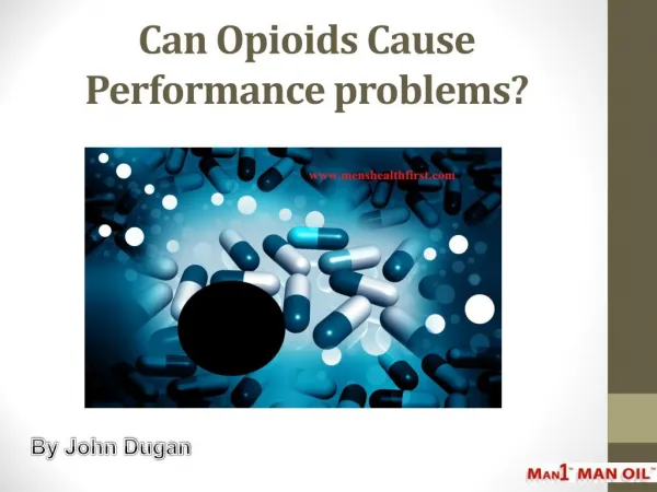 Can Opioids Cause Performance problems?