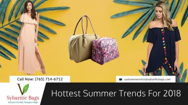 Hottest Summer Trends for 2018