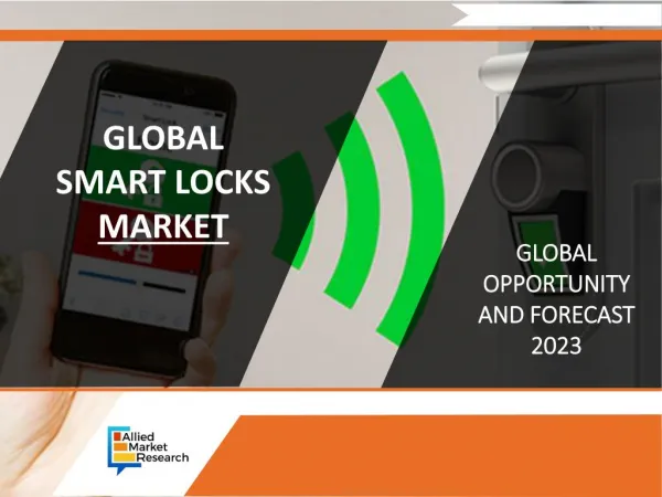 Smart Locks Market Expected to Reach $1,175 Million Globally by 2023