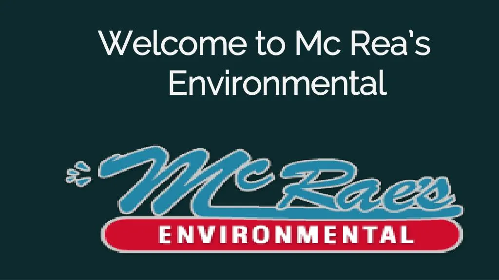 welcome to mc rea s environmental