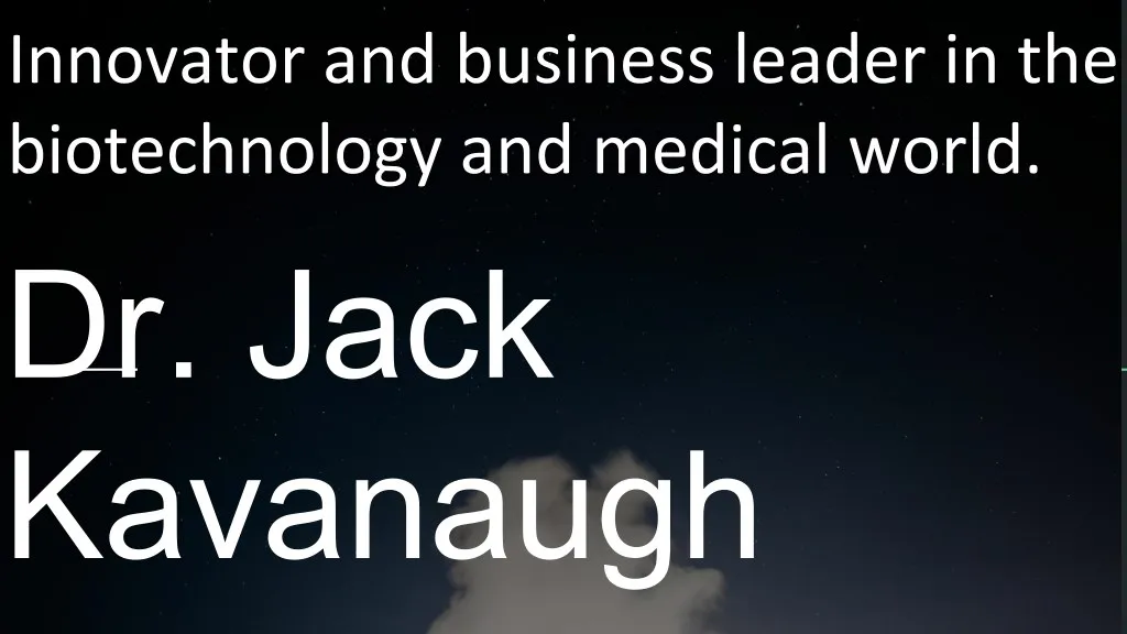 dr jack kavanaugh