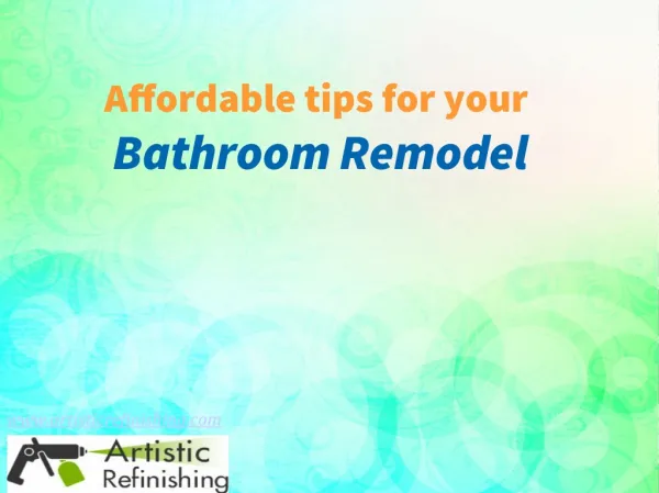 Affordable Tips for your Bathroom Remodel