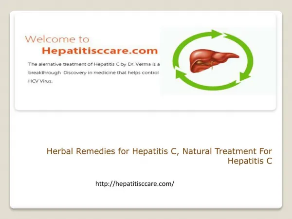 Herbal Remedies for Hepatitis C, Natural Treatment For Hepatitis C
