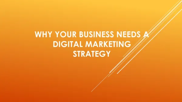 why your business needs a Digital Marketing Strategy