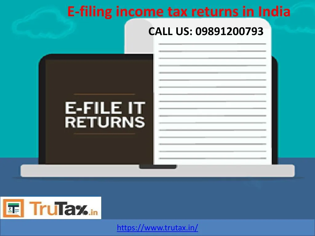 e filing income tax returns in india