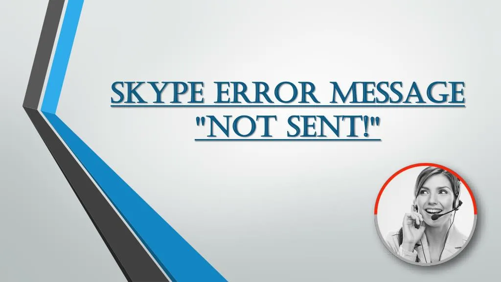 skype error message not sent