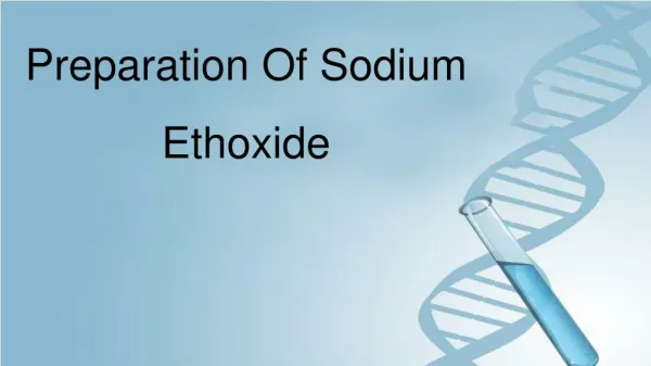 Sodium Ethoxide Suppliers & Exporters in India