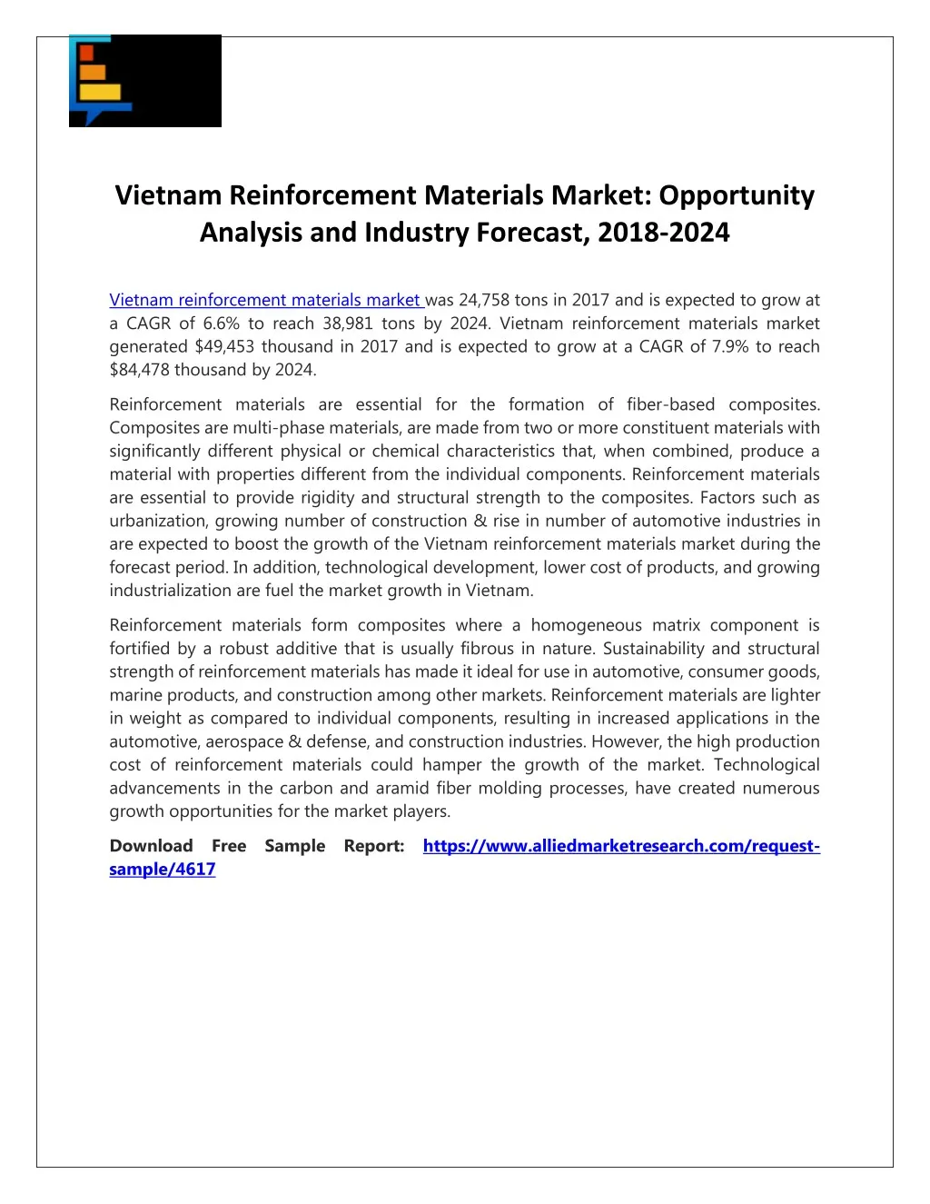 vietnam reinforcement materials market