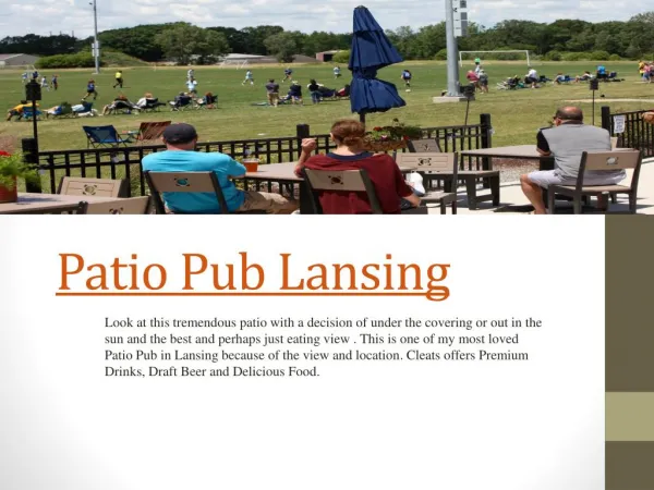 Patio Pub Lansing
